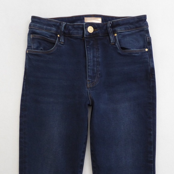 Kut From The Kloth Charlize High Rise Cigarette Leg Jeans Women Size 4 Dark Wash - Picture 2 of 11